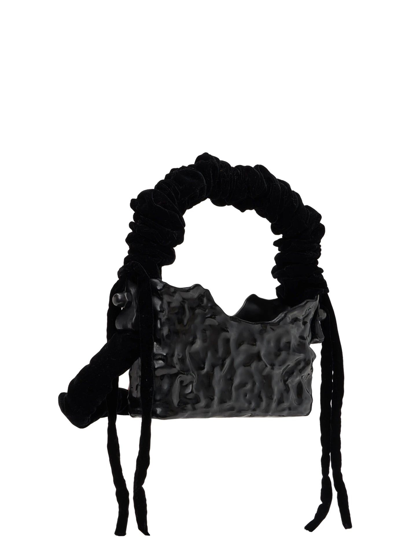 Ottolinger Signature Black Crossbody Baguette Bag
