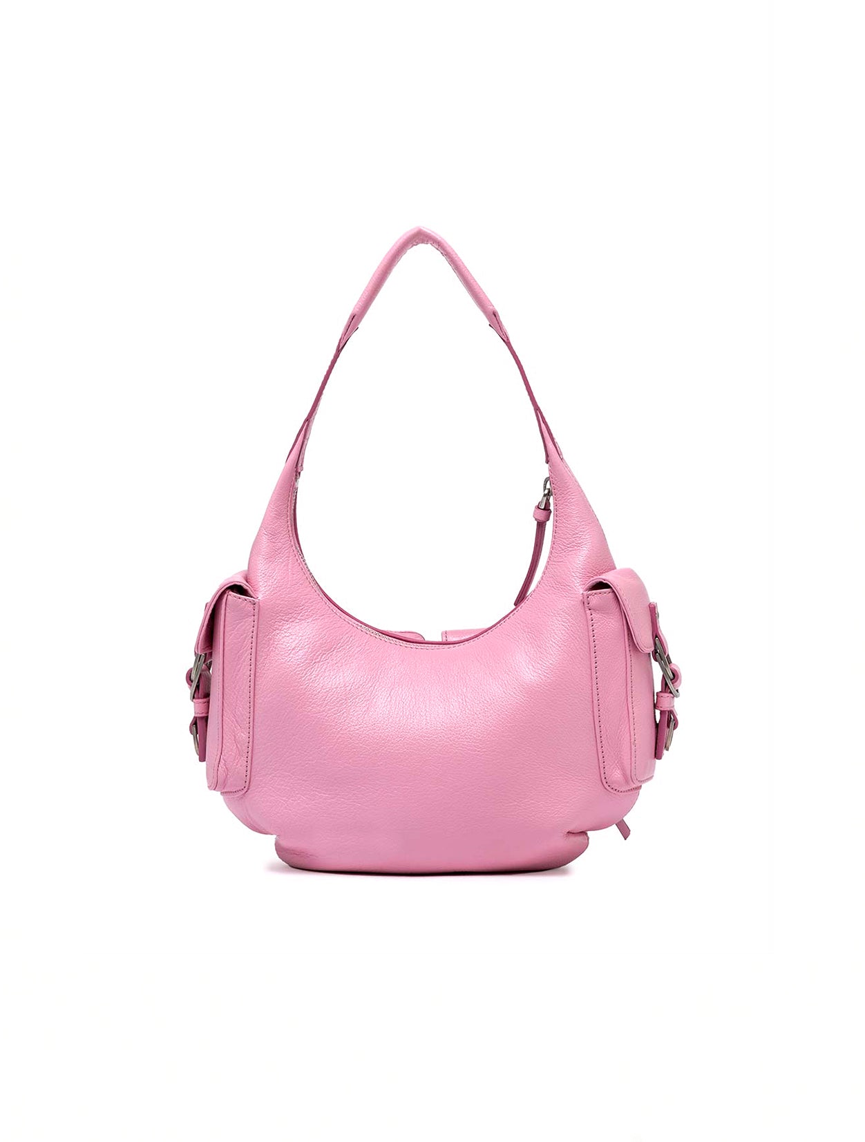 Blumarine Small Pink Cargo Pocket Hobo Bag