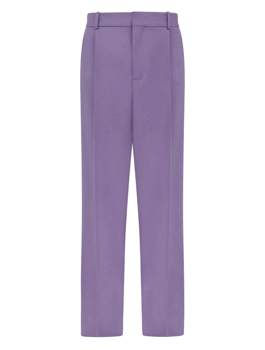 Botter Classic Pleat Trousers Purple