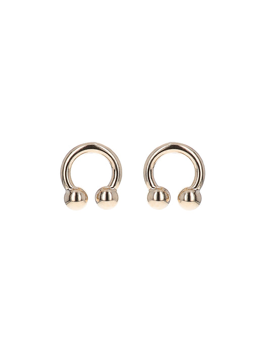 Justine Clenquet Carey Gold Earrings