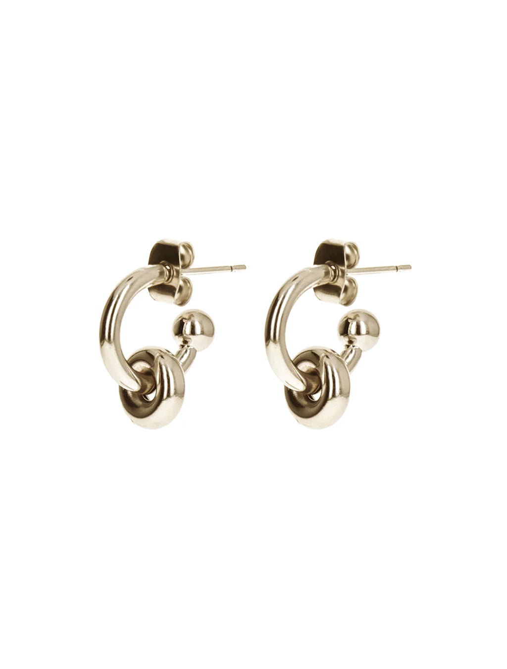 Justine Clenquet Ethan Gold Earrings