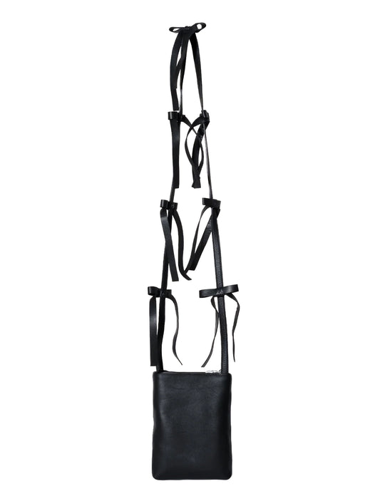 Completedworks Black Bow Crossbody Bag