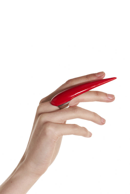 Hugo Kreit Red Nail Ring