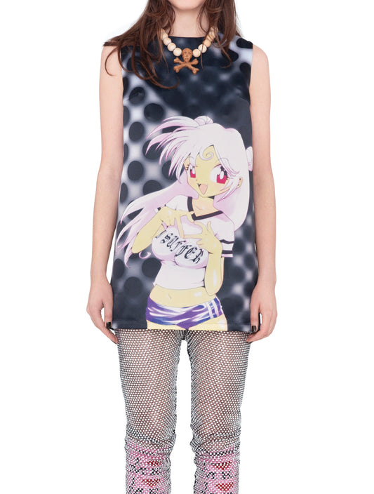 Ashley Williams Manga Mini Dress