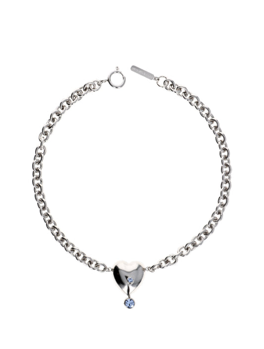 Justine Clenquet Max Denim Blue Necklace