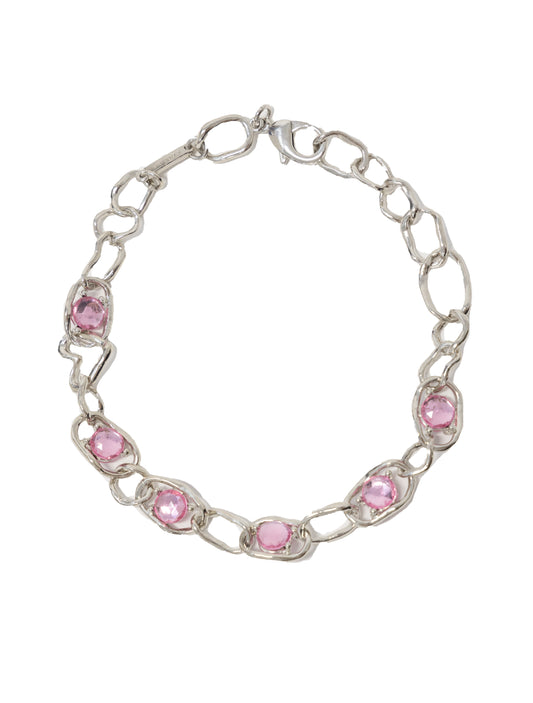 Collina Strada Gemstone Crushed Chain Necklace