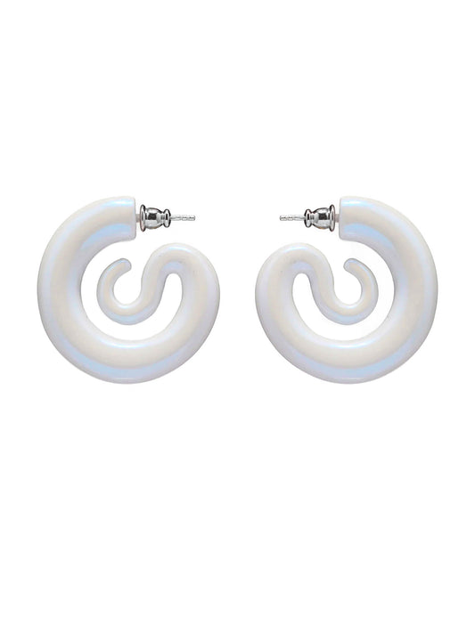 Panconesi Pearlescent Serpent Hoops