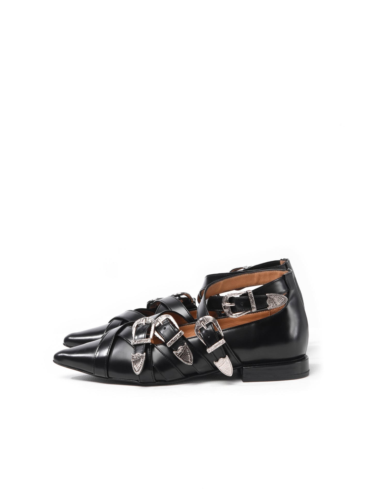 Toga Pulla Buckle Pointed Flats