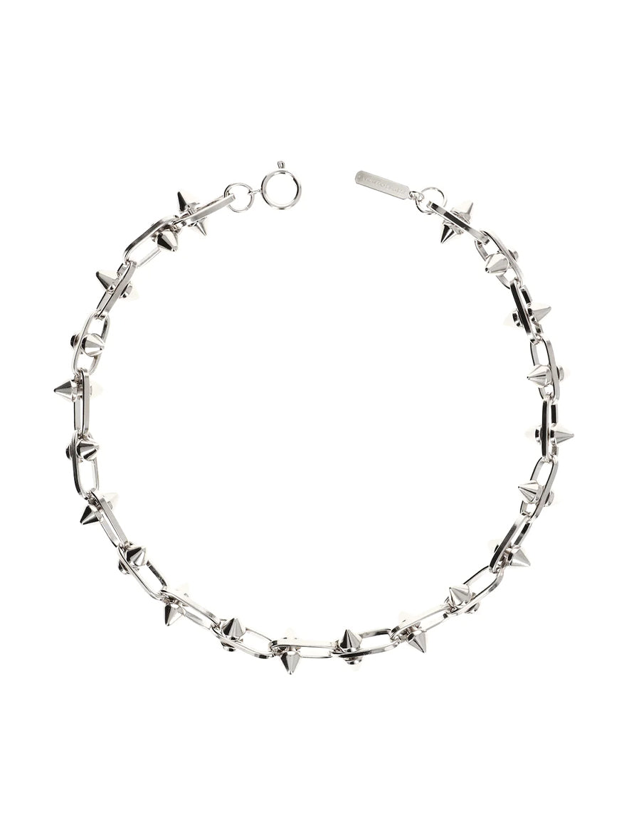 Justine Clenquet palladium-plated chain-link Necklace - Farfetch