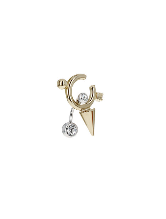 Justine Clenquet Tabby Gold Ear Cuff