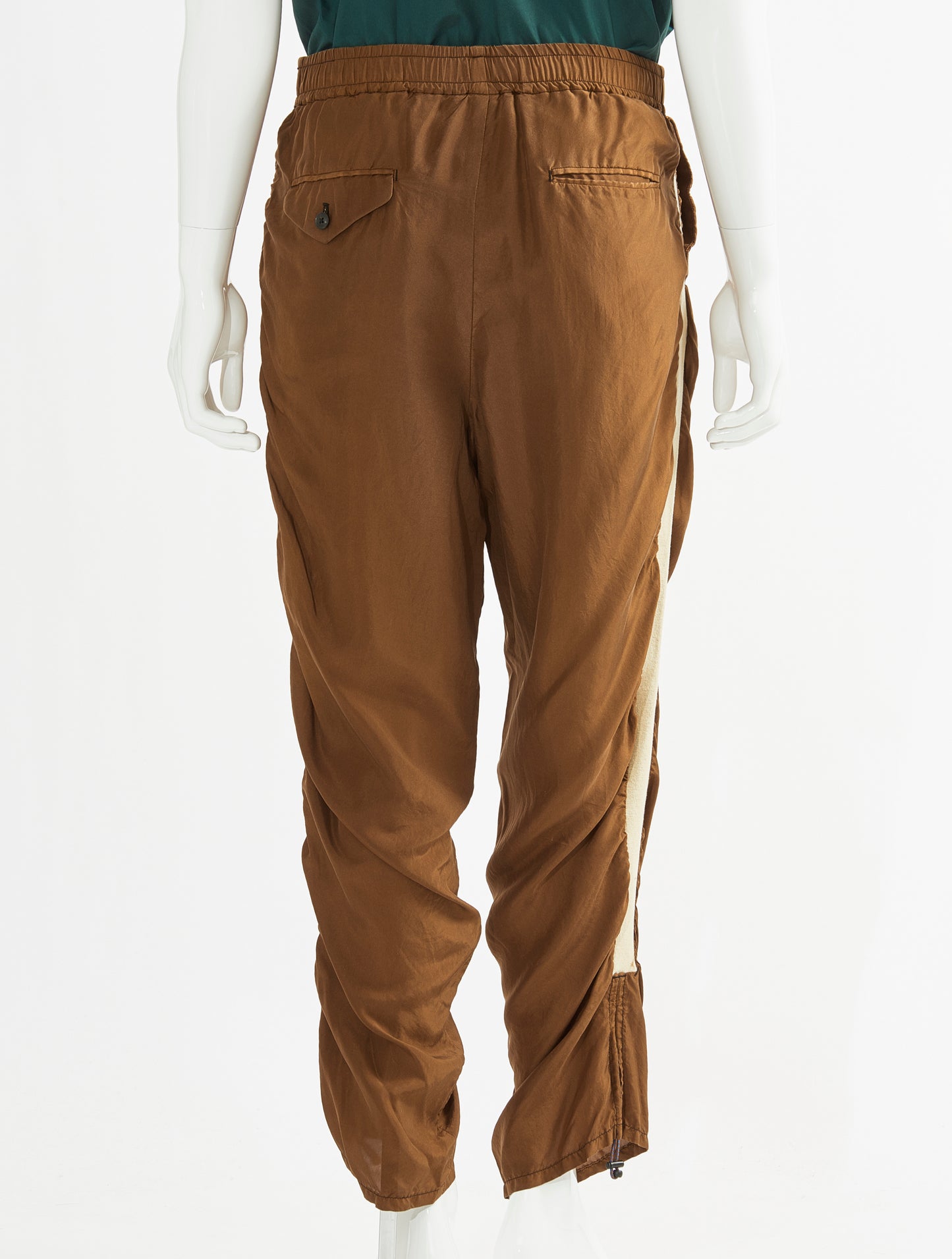 Toga Virilis Brown Silk Pants