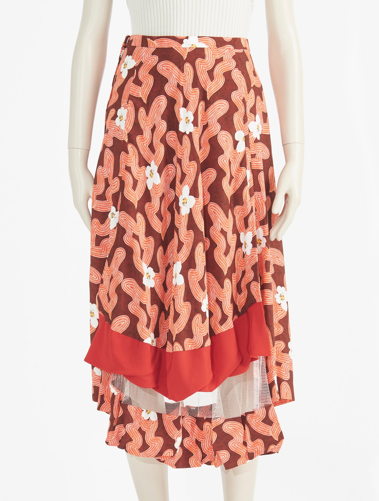 Toga Pulla Print Rayon Skirt