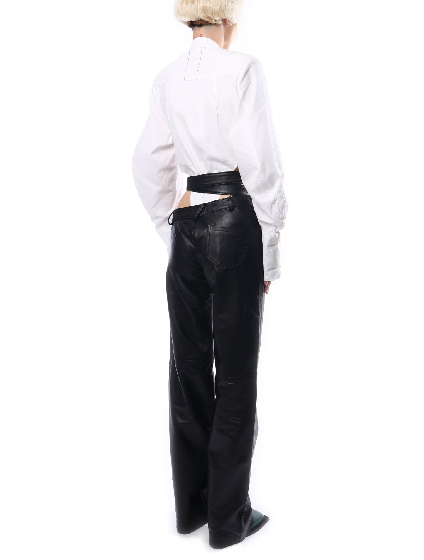 Ninamounah Powered Leather Trousers