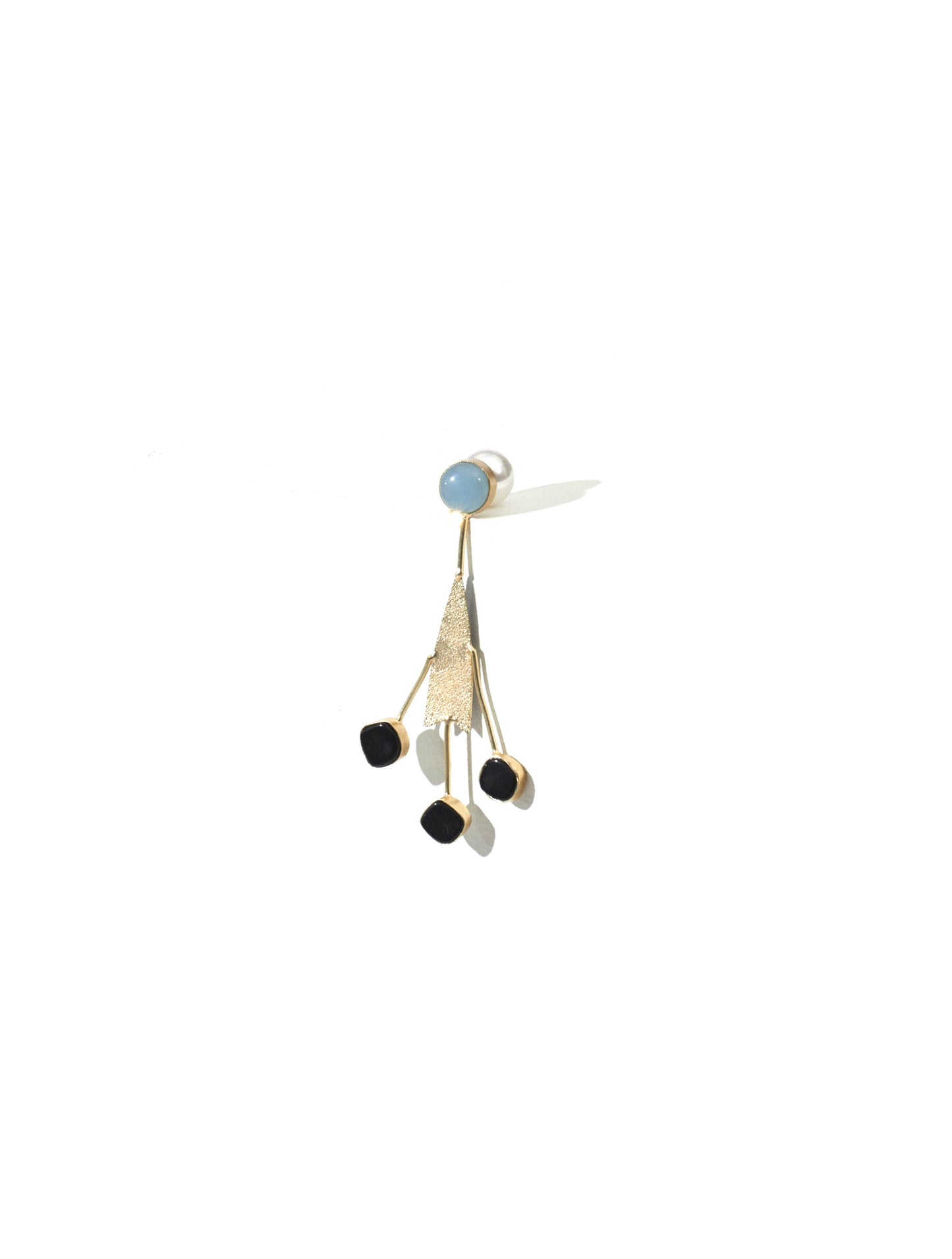 Peet Dullaert Blue Gem Flidais Earring