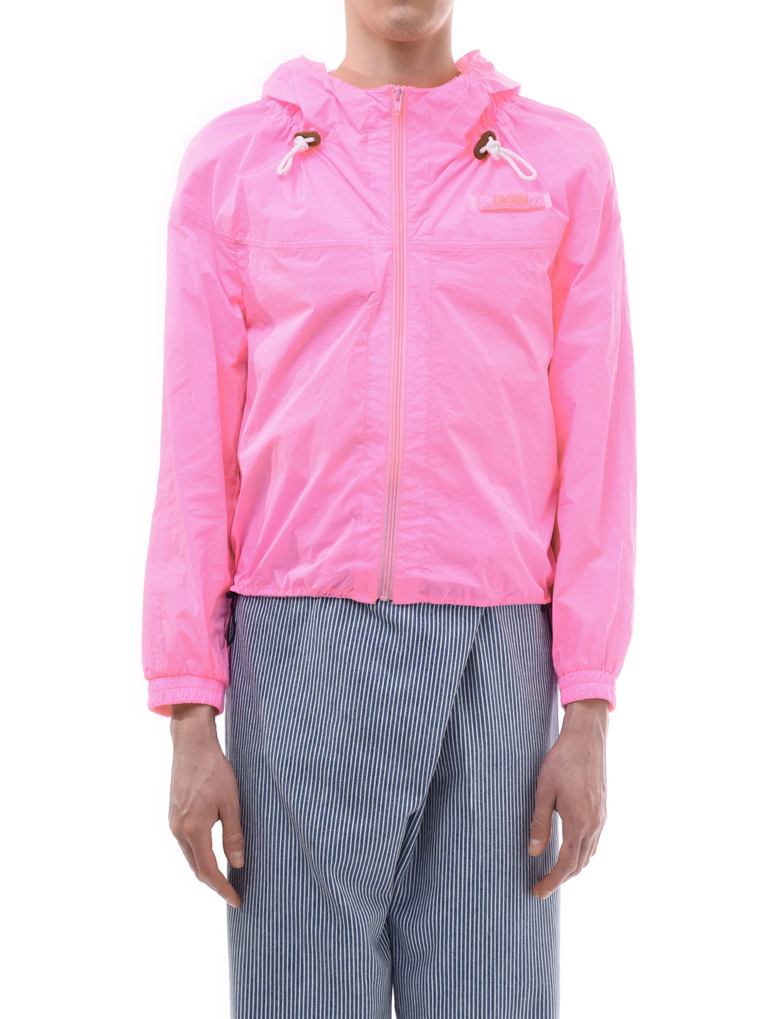 Neon on sale pink windbreaker