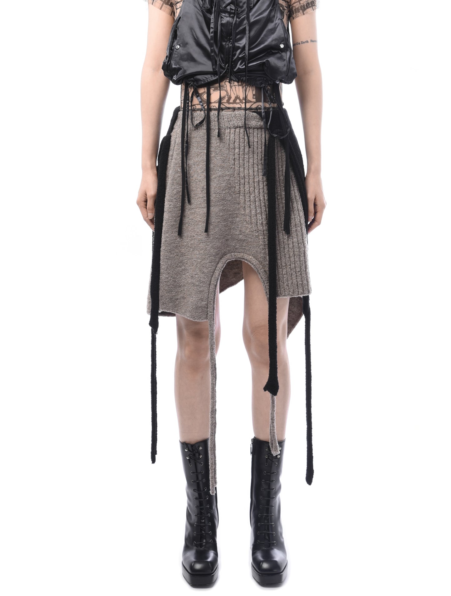 Ottolinger Boucle Knit Mini Skirt