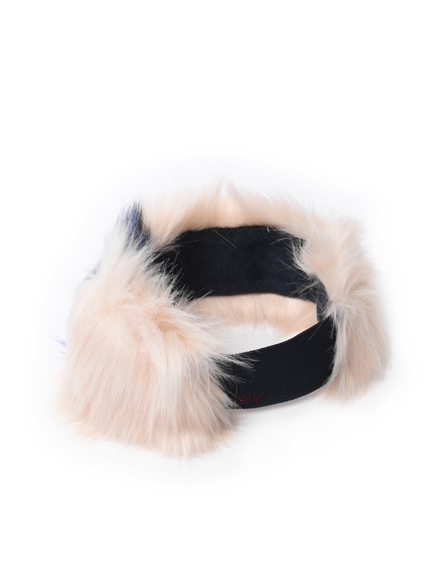 Toga Virilis Fake Fur Headband Off White