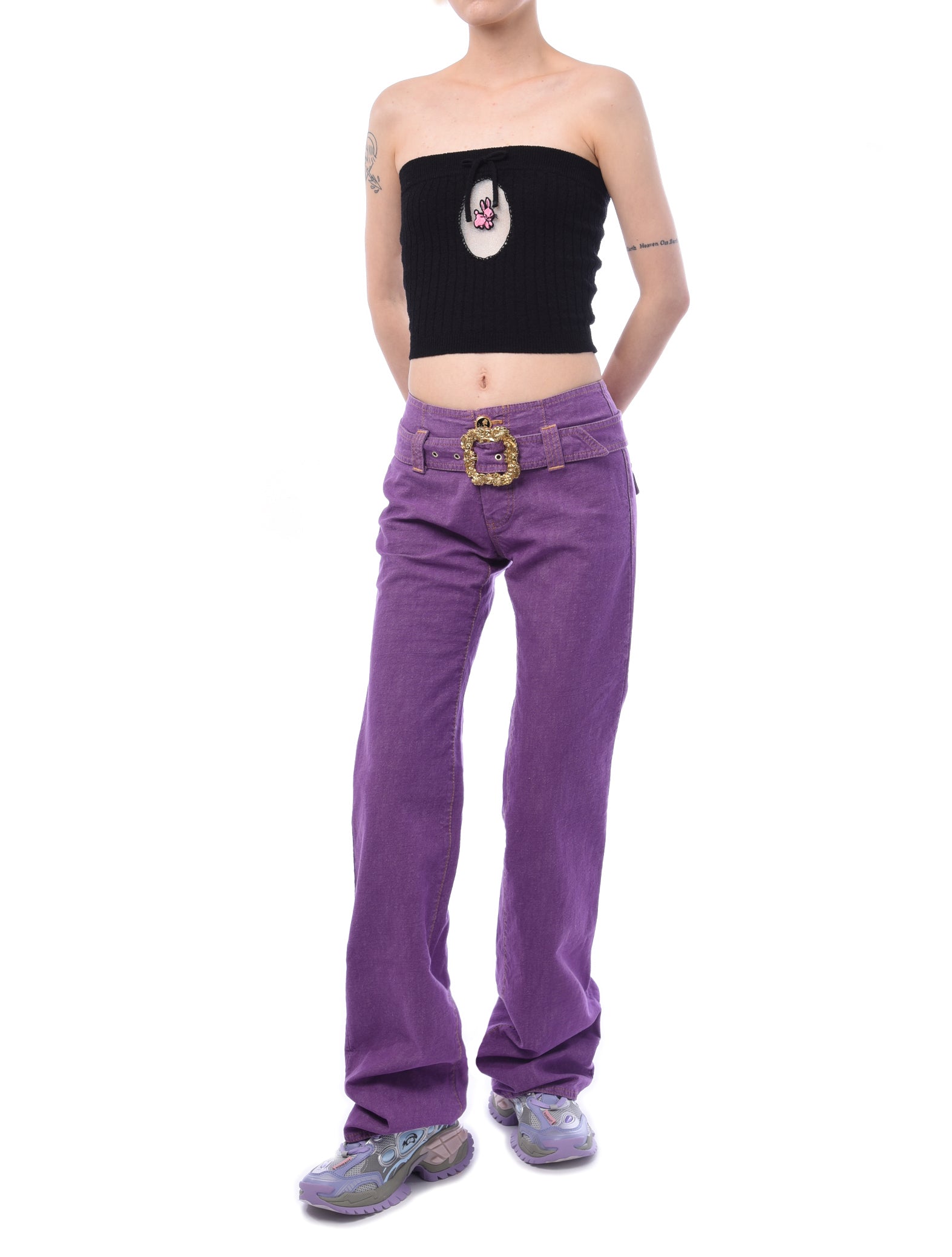 Purple store robin jeans