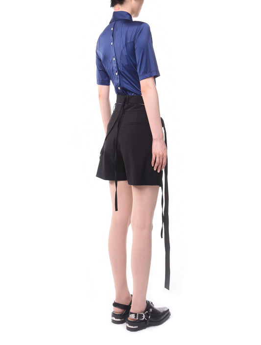 Ottolinger Signature Black Wrap Shorts