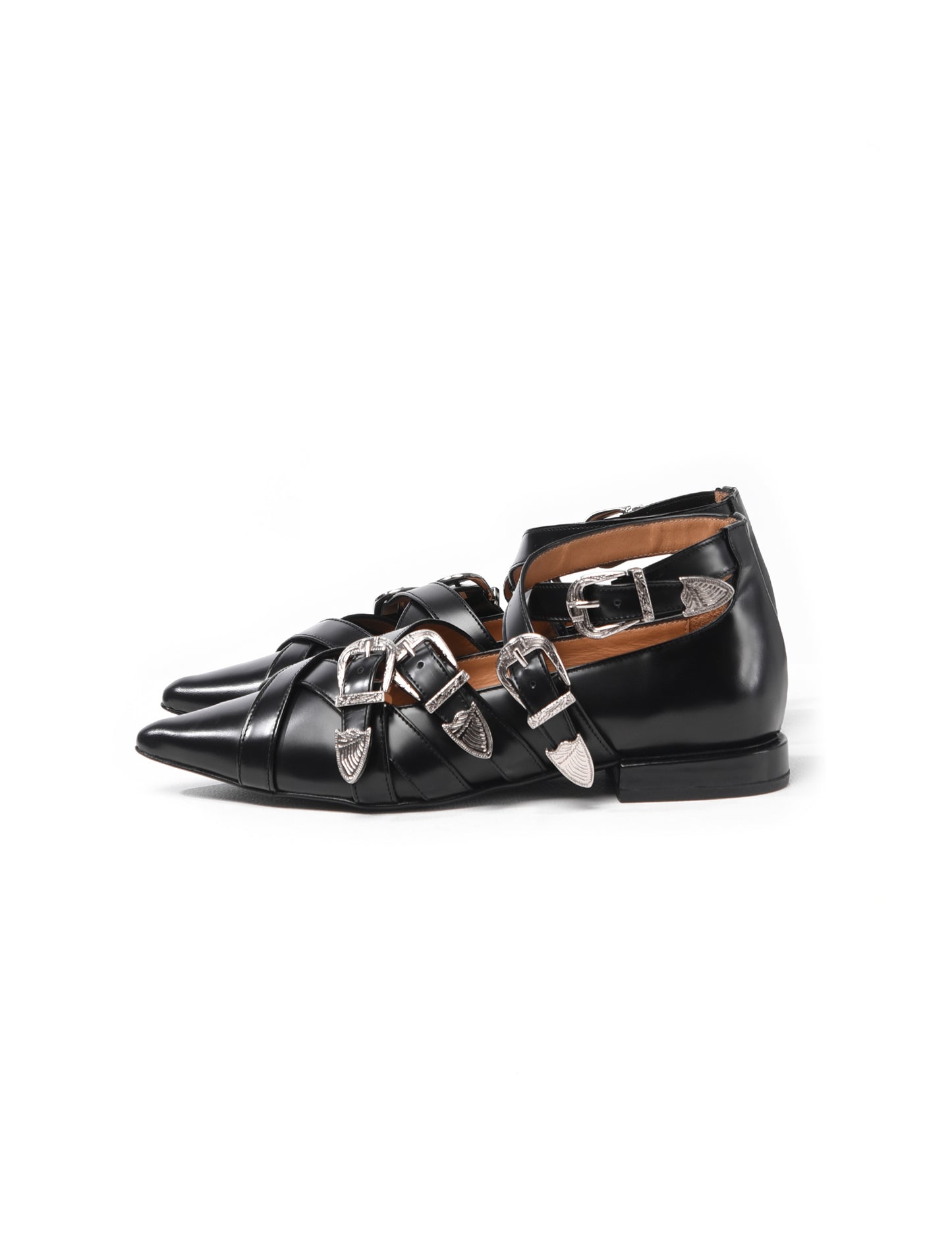 Toga Pulla Buckle Pointed Flats