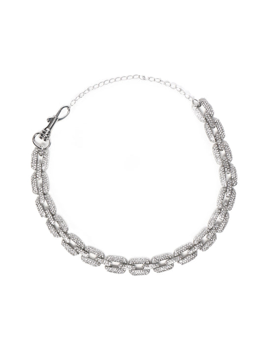 Christopher Kane Crystal Choker Necklace