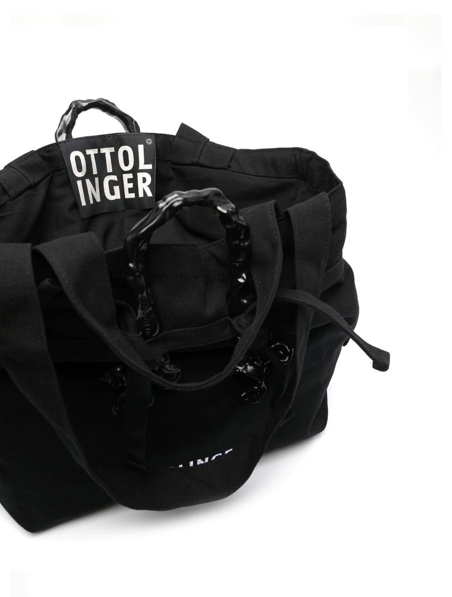 Ottolinger Black Denim Tote Bag