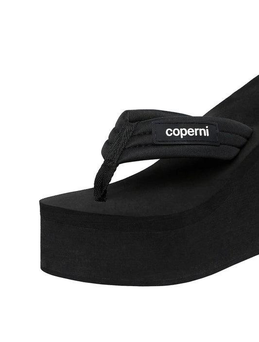 Coperni Black Wedge Sandal