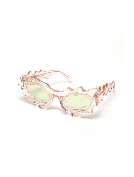 Florentina Leitner Spike Pink & Green Sunglasses