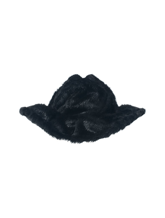 Ninamounah Antler Black Fuzzy Cowboy Hat