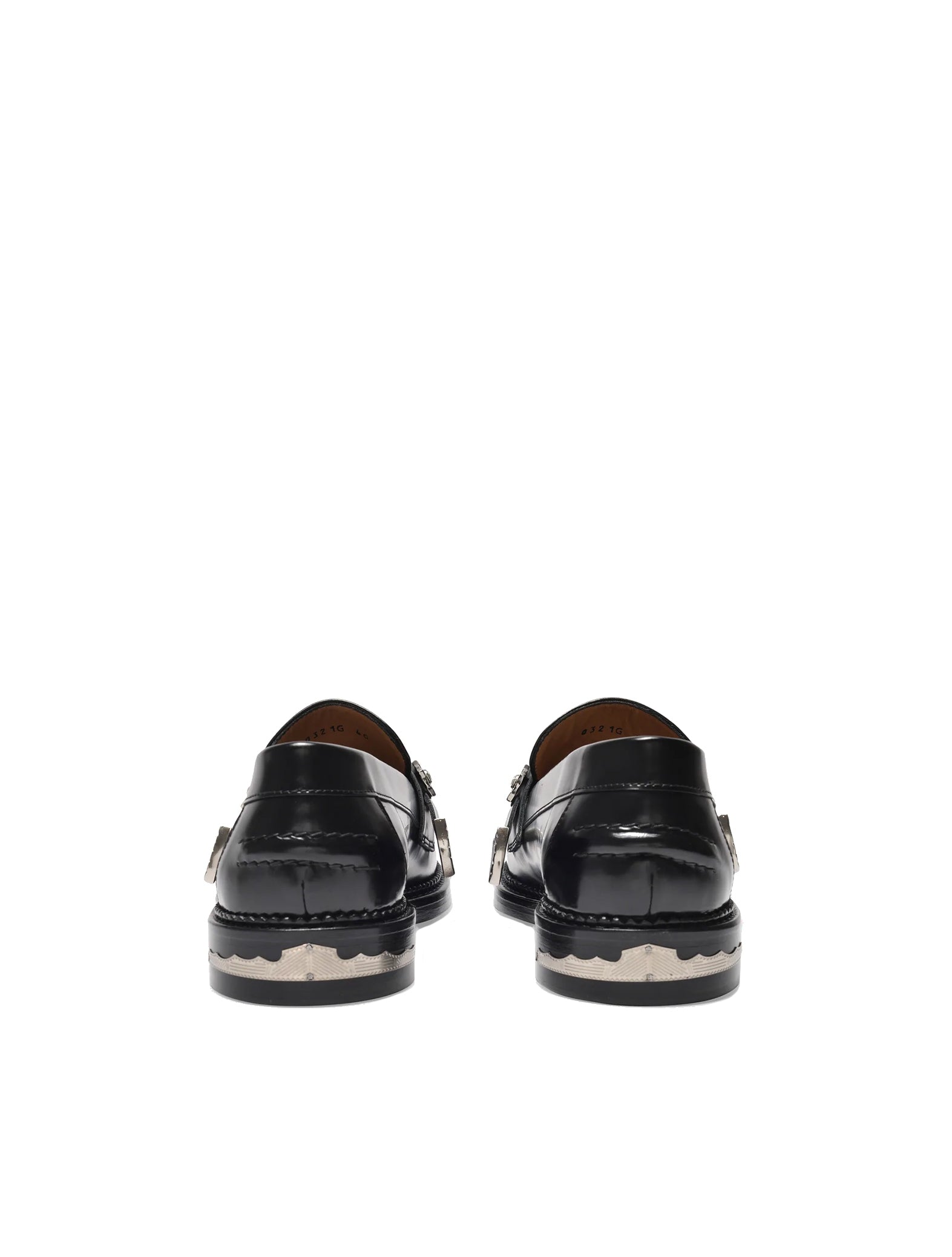 Toga Pulla Black Polido Loafer