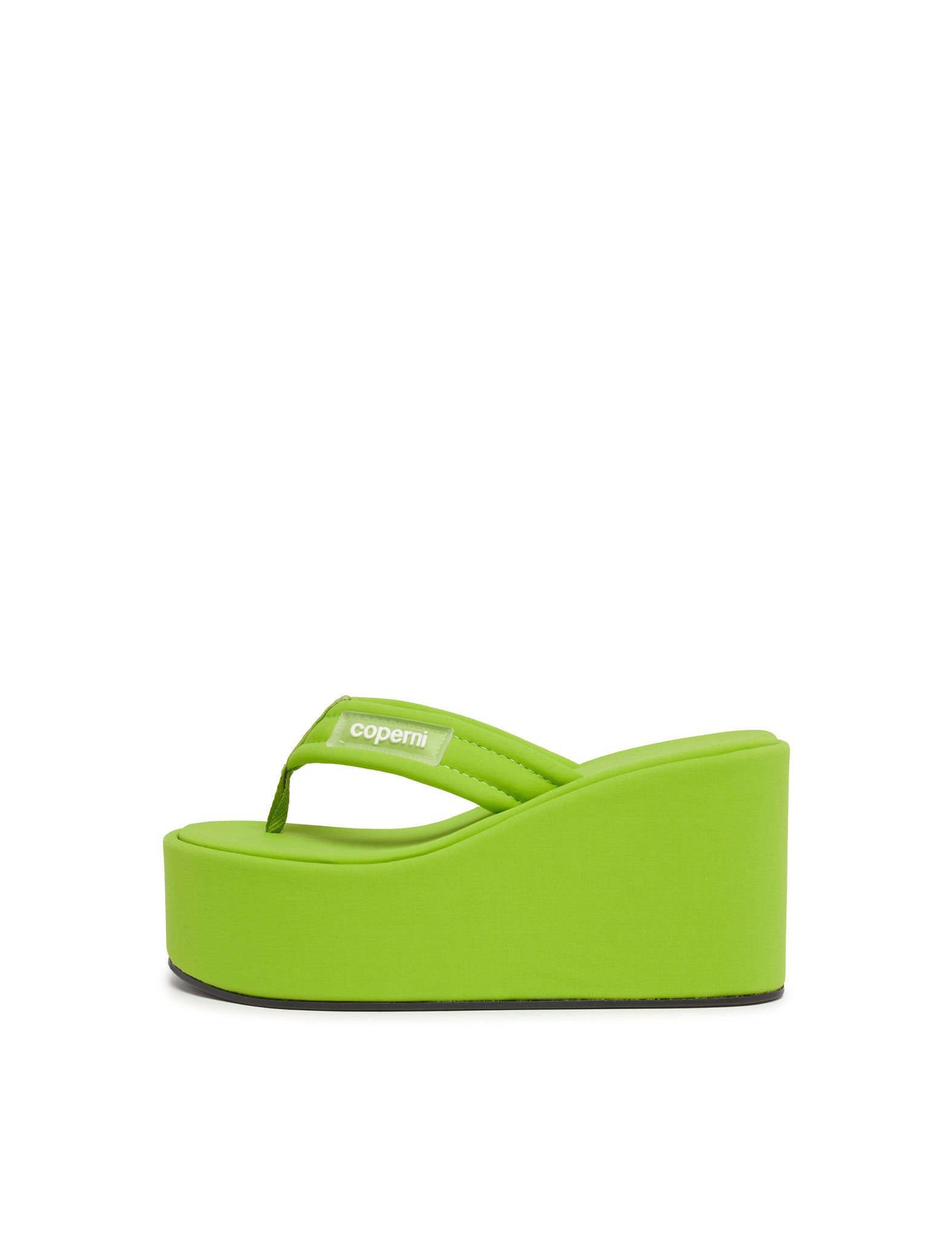 Lime green 2024 wedge sandals