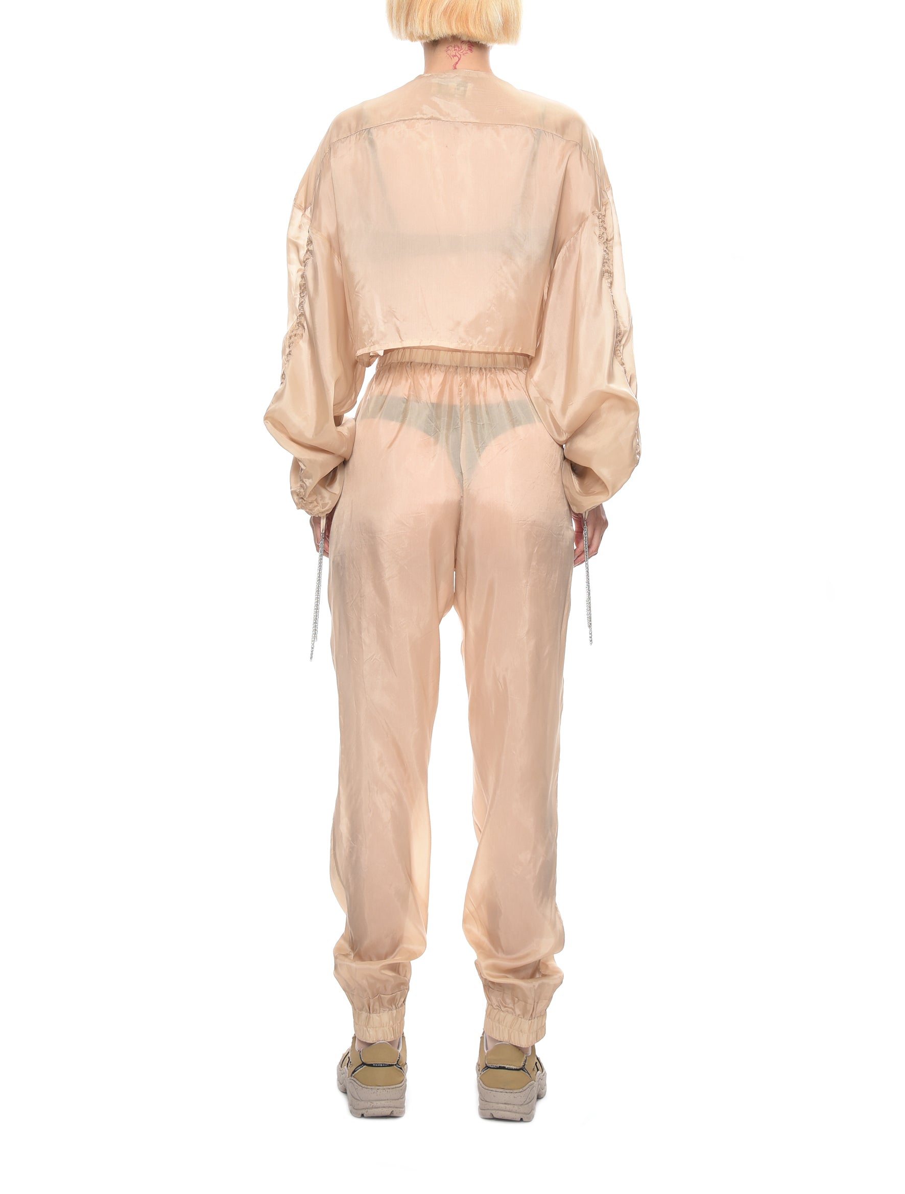 Lēo Sand Gare Du Midi Technical Cupro Jumpsuit - Shyness Space