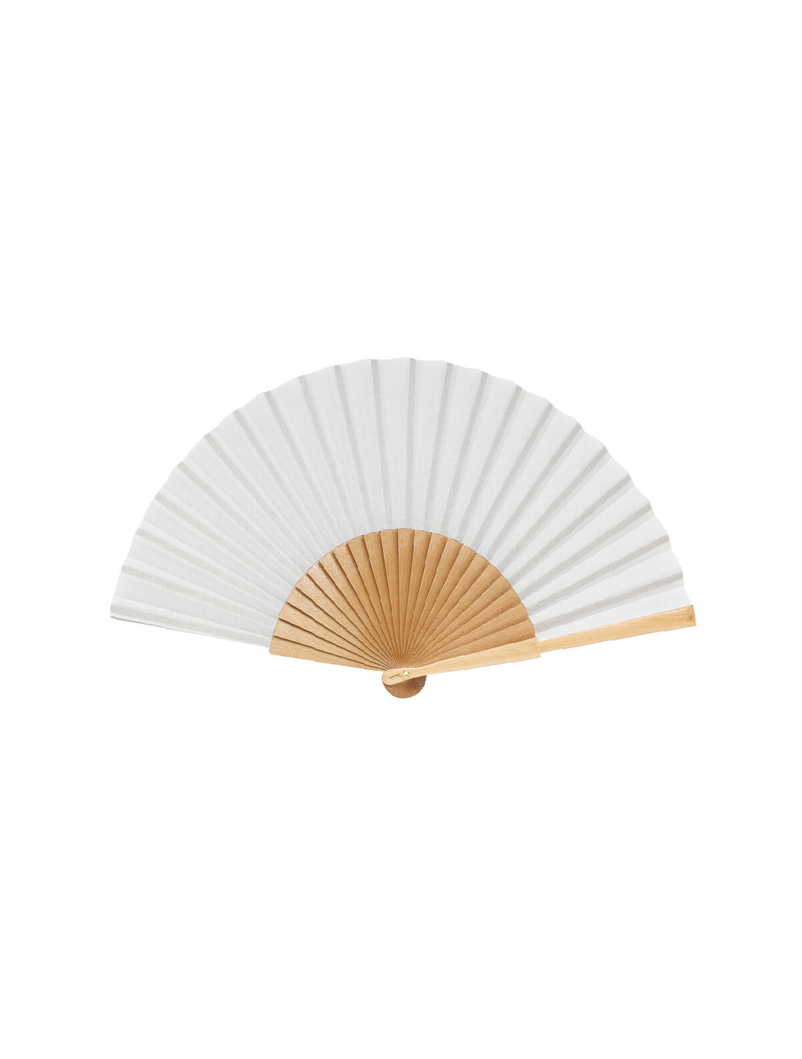 Fern Fans Plain White